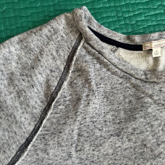 Vintage Y2K Gap Women's XL Gray Sweater Sweatshirt Dress Coastal Preppy Casual - Picture 11 of 14